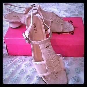 VANELi Faux snakeskin sandals